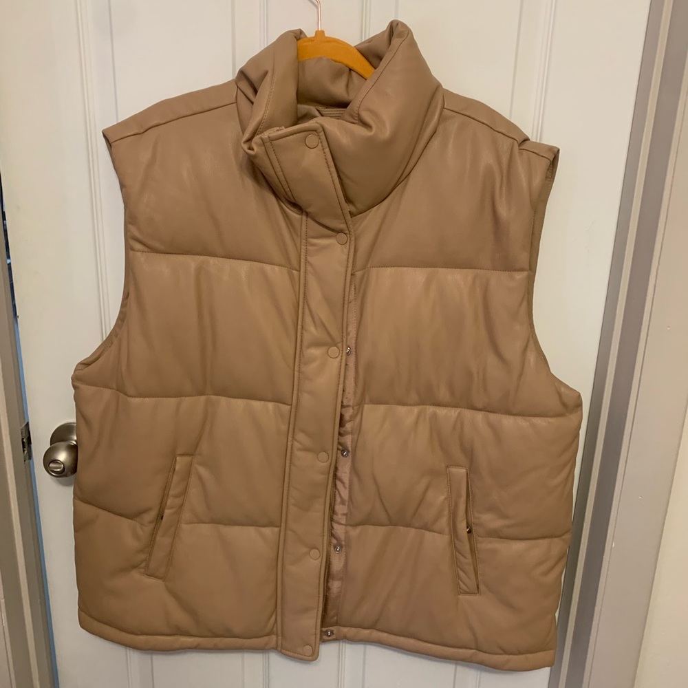 Vegan Leather Vest